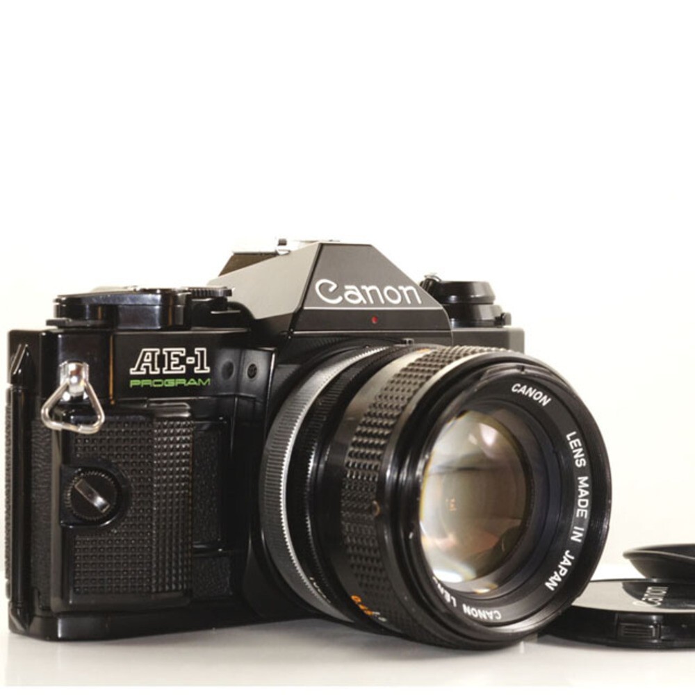 Canon AE-1 Program Black [Near Mint/Tested] w/ Canon FD 50mm f1.4