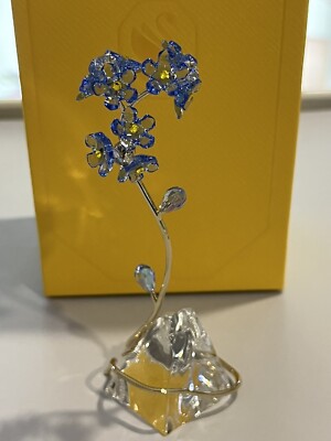 Swarovski Crystal Florere Forget-Me-Not Flower Figurine 5666971 | eBay