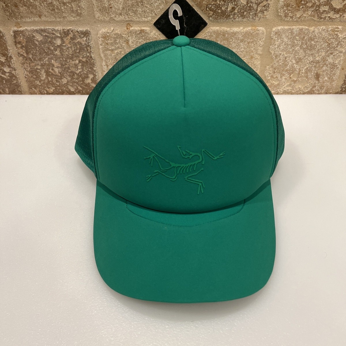 Arc'teryx Bird Trucker Curved Bill Hat Snap Back Cap Jungle Green