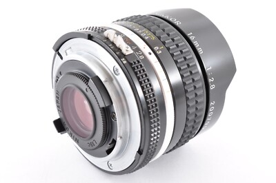 Nikon Ai-s Fisheye Nikkor 16mm F2.8 Wide Angle MF Lens From JAPAN