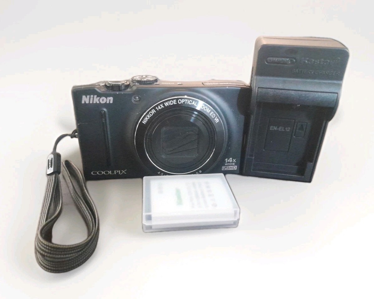 Nikon COOLPIX S8200 16.1MP Digital Camera - Black (S8200) for sale