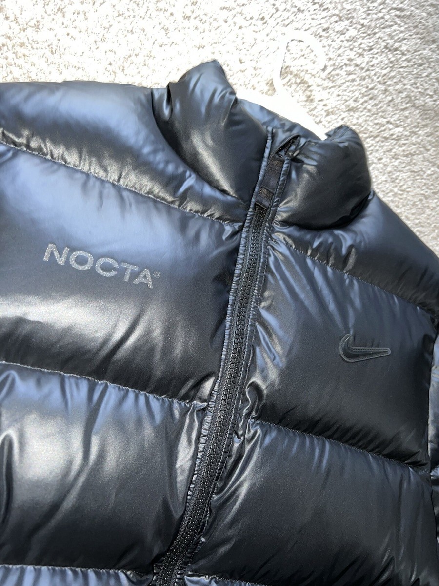 Nike x Drake NOCTA Sunset Puffer Jacket Black Men's Size XLarge