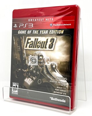 Fallout 3 - Game of the Year Edition - PS3 - Brand New | Factory