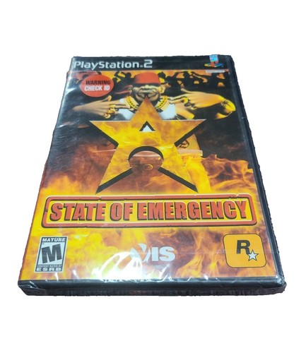 State of Emergency (Sony PlayStation 2, 2003) w/ Manual TESTED