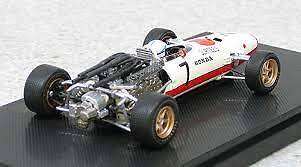 EBBRO 1/43 Honda RA273 1967 German GP #7 White Finished Product