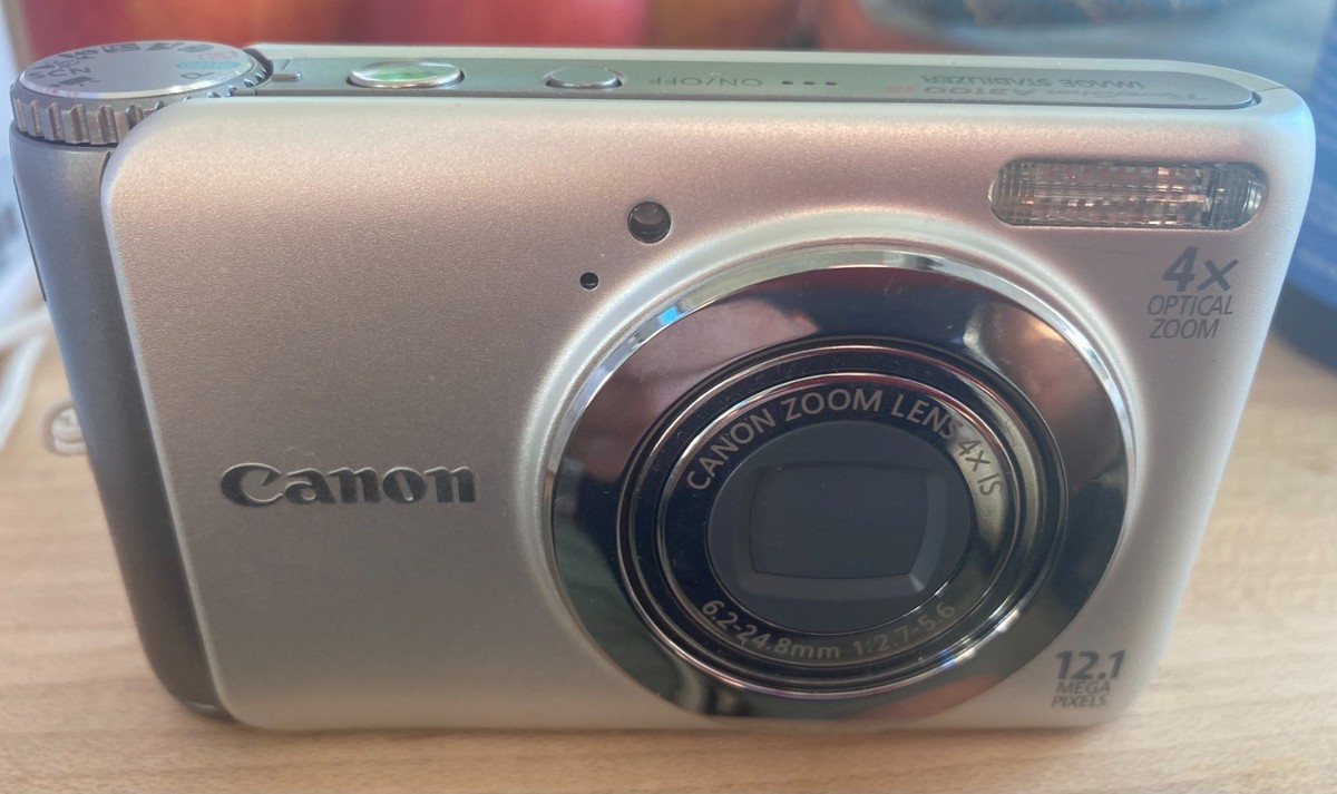 Canon PowerShot A3100 IS 12.1MP Digital Camera - Silver for sale