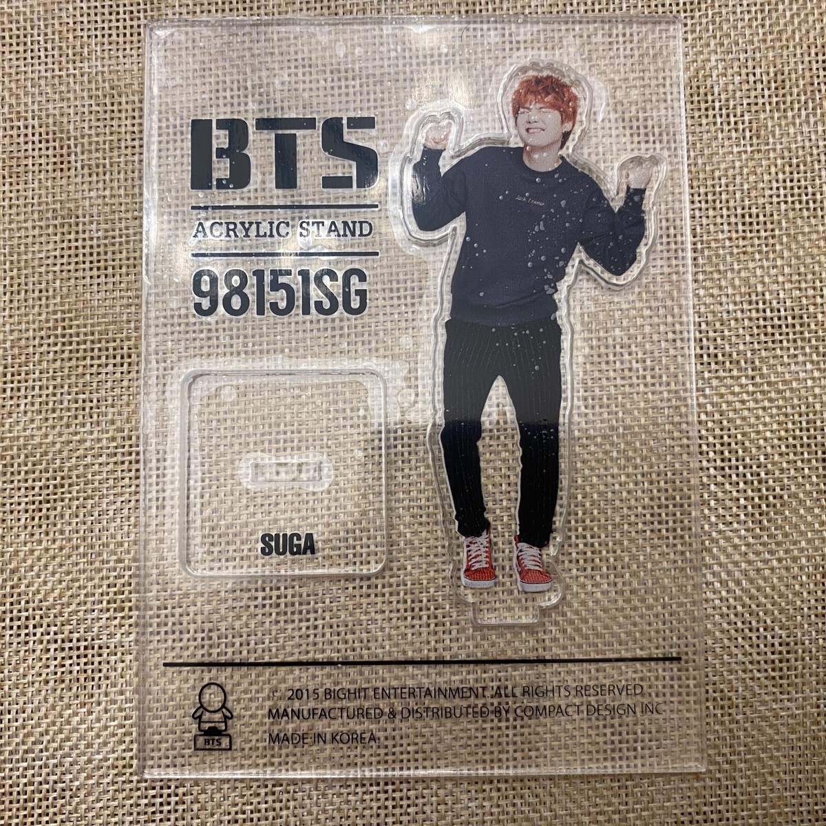 BTS SUGA [ 2nd Muster 17520 98151 ] Official Acrylic Stand / New