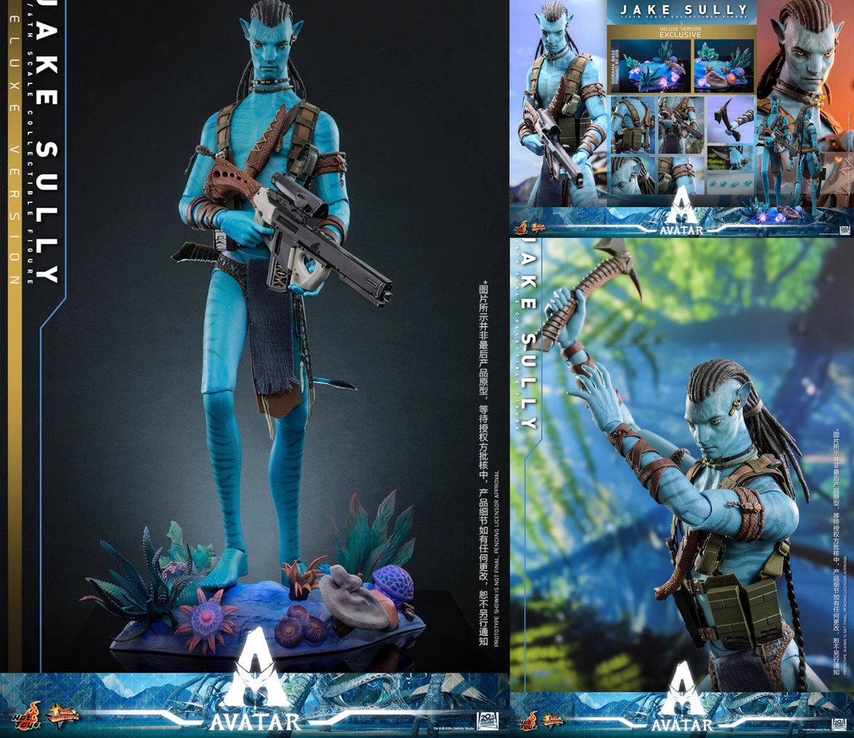 Hot Toys Avatar 2 Jake Sully 1:6 Action Figure Model In Stock NEW