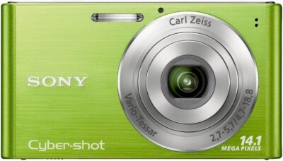SONY DSC-W320 Green Digital Camera Cyber-shot 14.1 MP 3.0x zoom