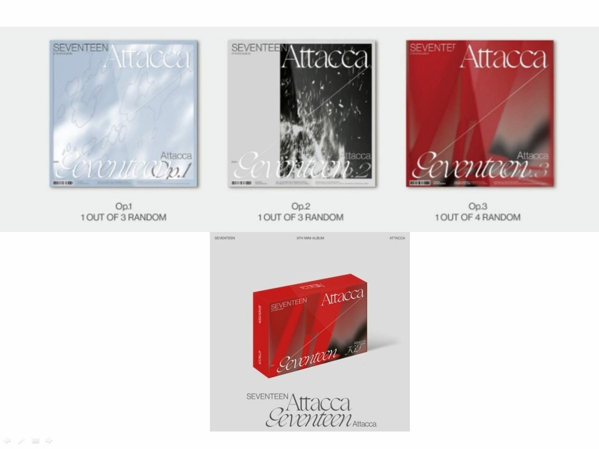 Seventeen - [Attacca] 9th Mini Album/Kit CD+Photobook+Photocard+