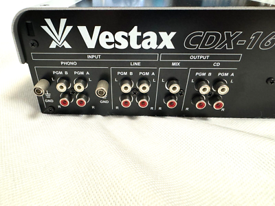 Vestax CDX-16 CDJ Mixer Dual CD Player AC100V | eBay