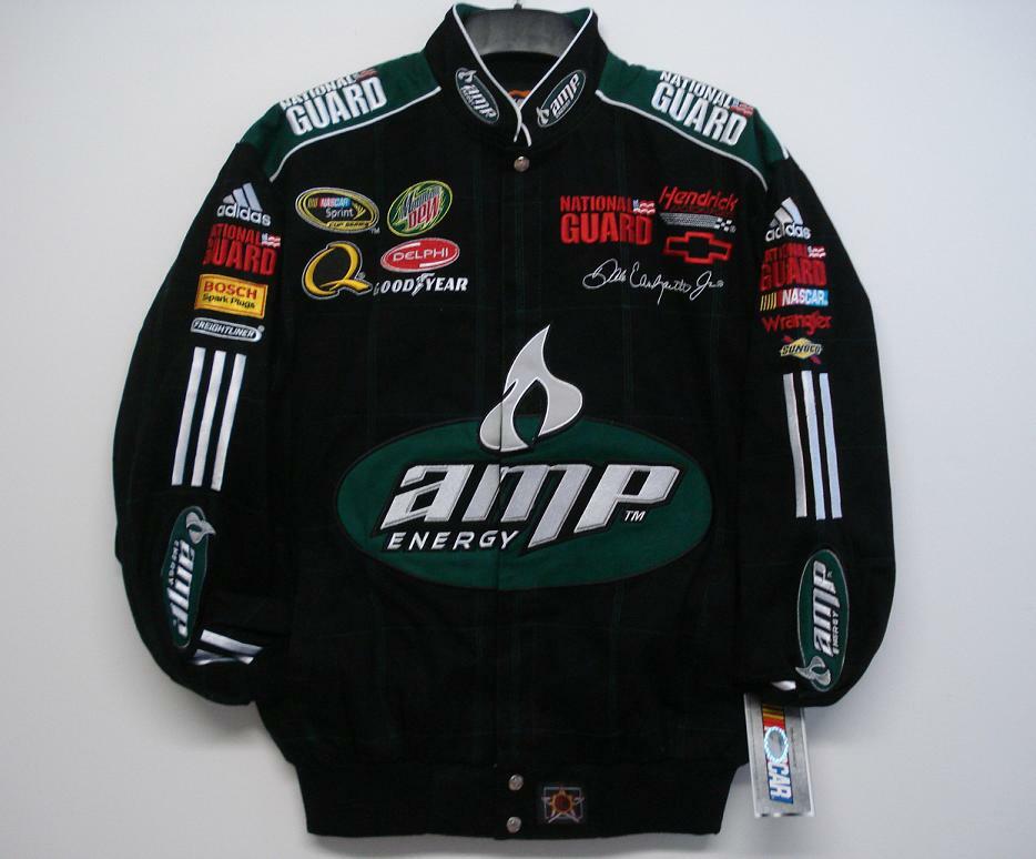 Nascar Dale Earnhardt Jr Amp Energy Cotton Jacket Black JH Design