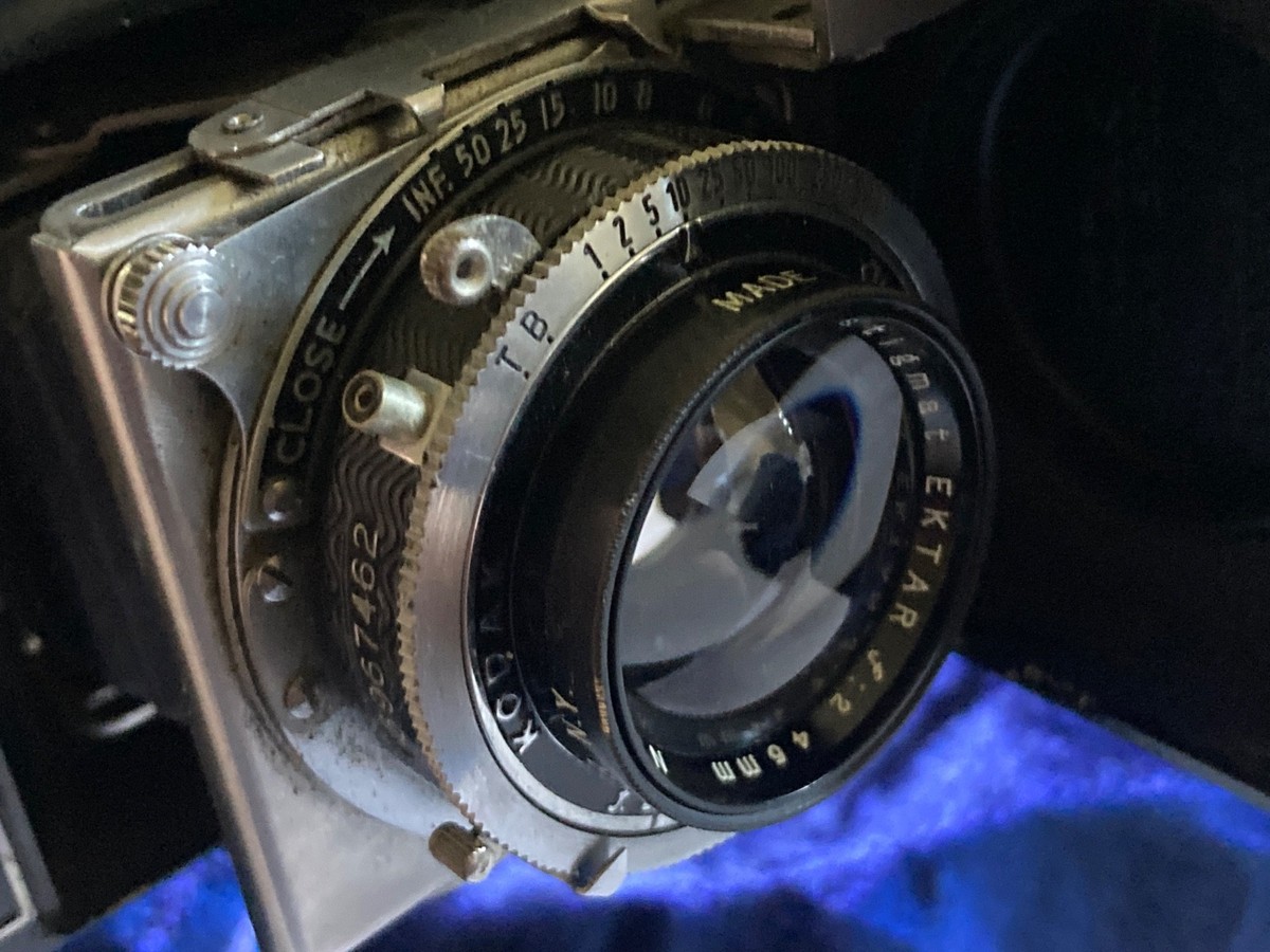 Kodak Bantam Special Folding Rangefinder Camera Ektar 45mm F2 Lens