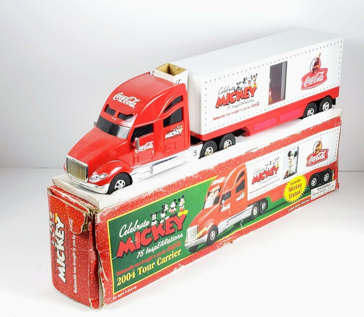 Disney Mickey Mouse Coca-Cola 2004 Tour Carrier 75 InspEARations