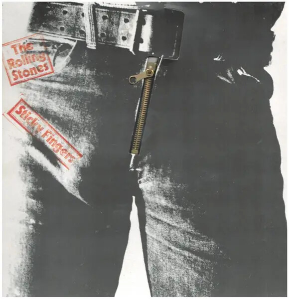 LP The Rolling Stones Sticky Fingers REAL METAL ZIPPER NEAR MINT