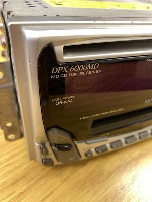JDM KENWOOD DPX-6000MD Double DIN Head Unit MD CD DSP Receiver | eBay