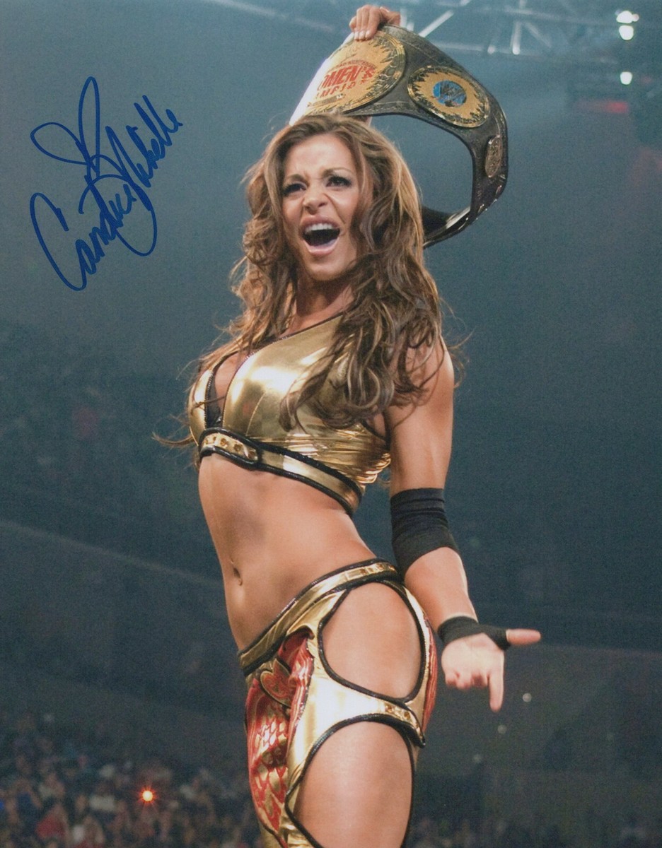 Candice Michelle WWE authentic signed autographed 8x10 photograph
