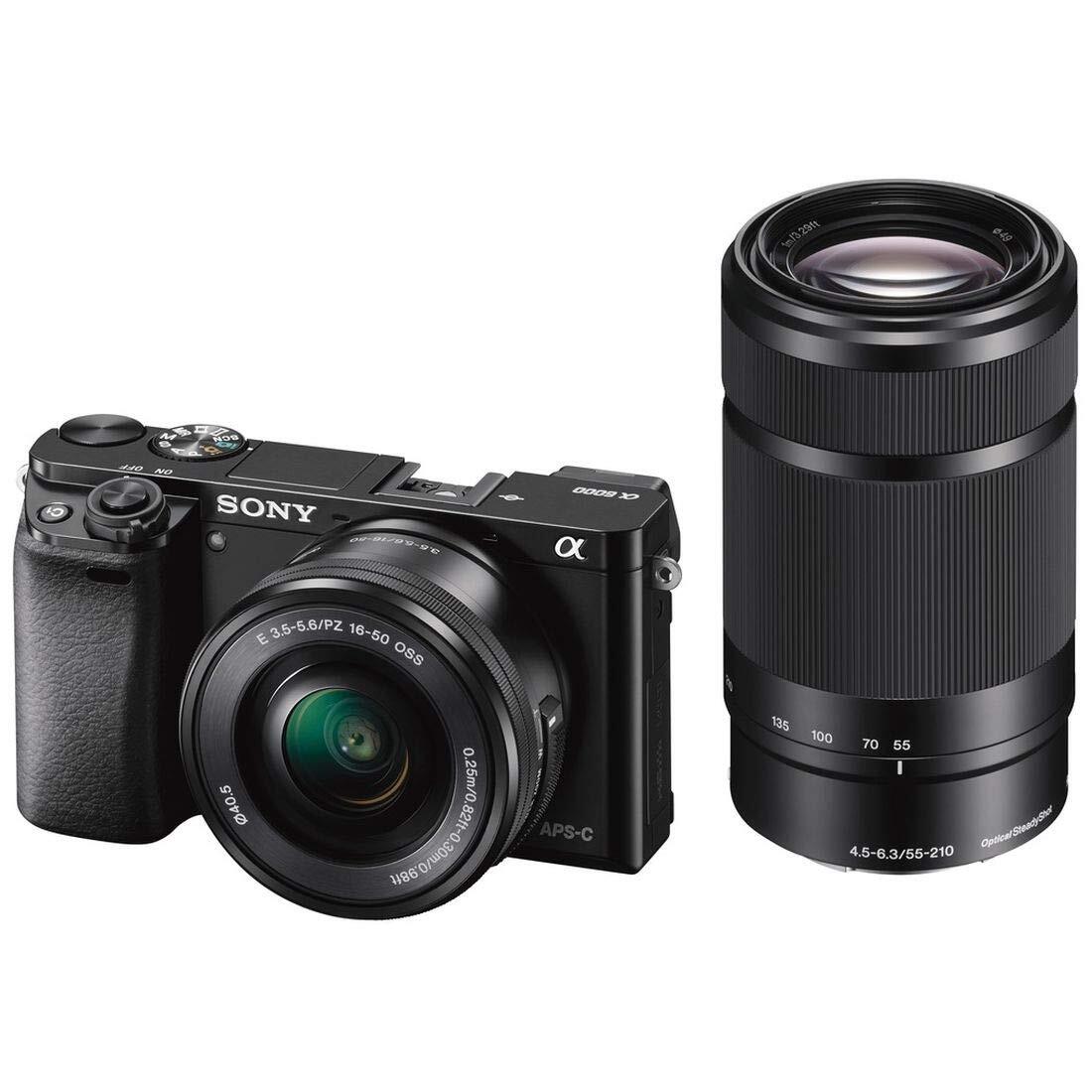 Sony Alpha a6000 Black Interchangeable Lens Camera with 16-50mm