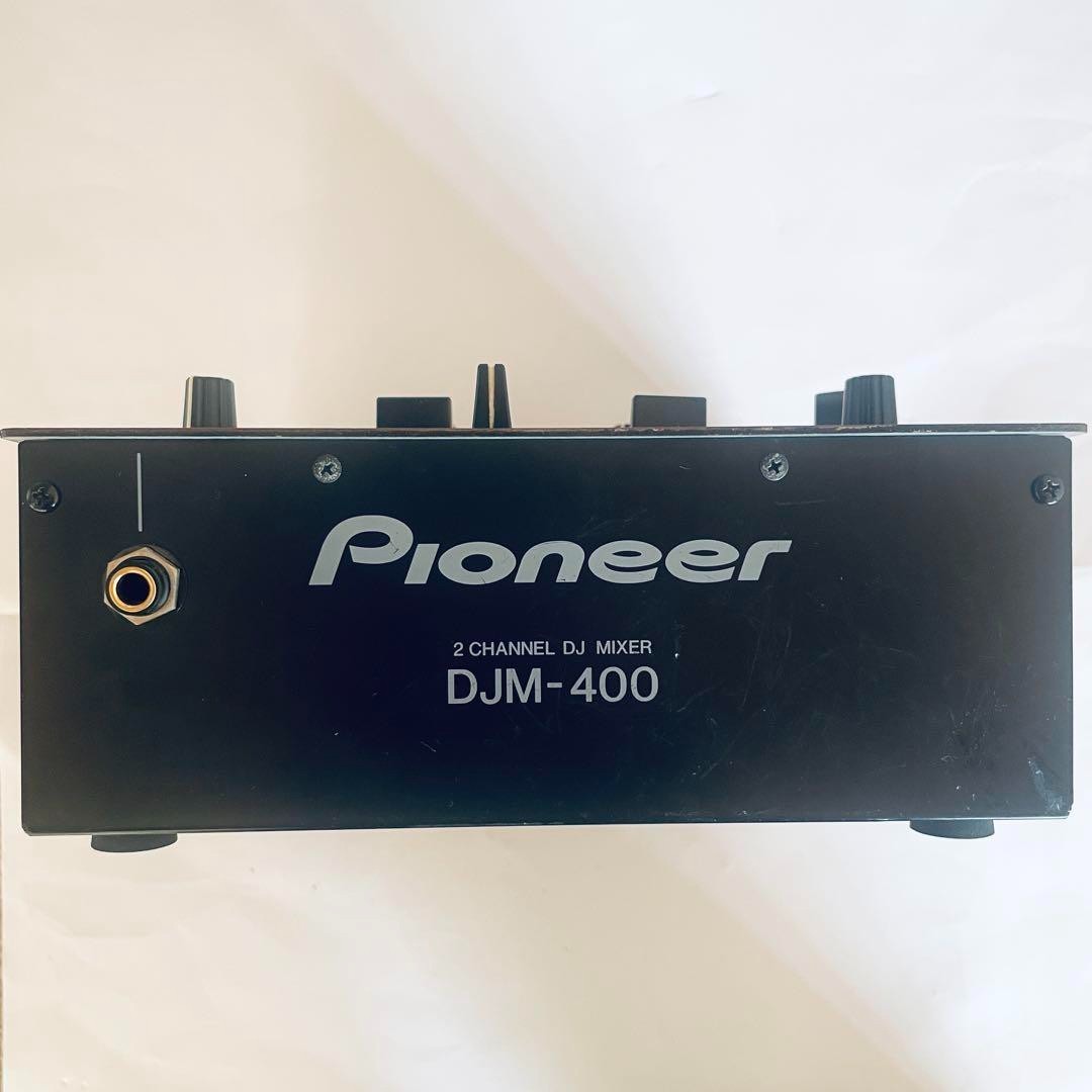Pioneer DJ DJM-400 Black 2-Channel Audio Mixer Built-in Effects