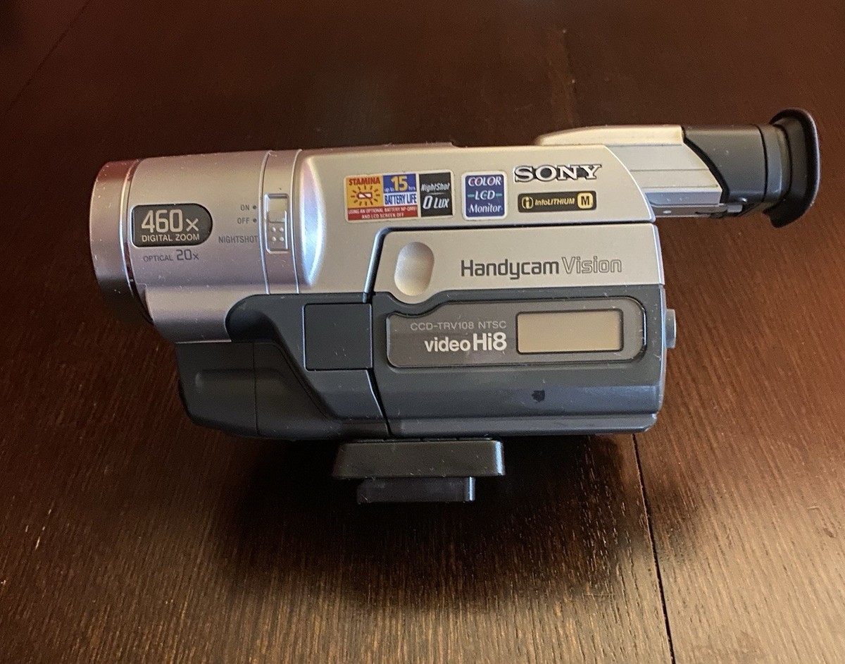 Sony Handycam CCD-TRV108 Video Hi8 460x 20x Camcorder -No Adapter
