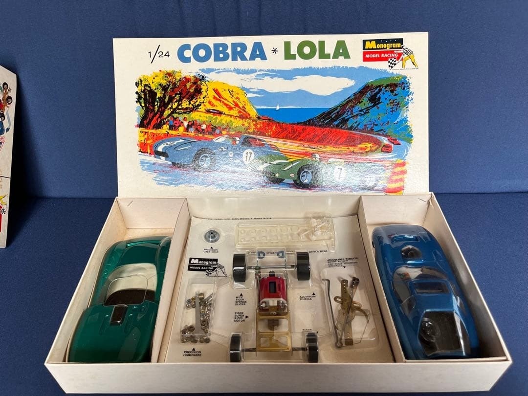 Monogram Model Racing Slot Car 1/24 Cobra Lola Chassis UNUSED | eBay