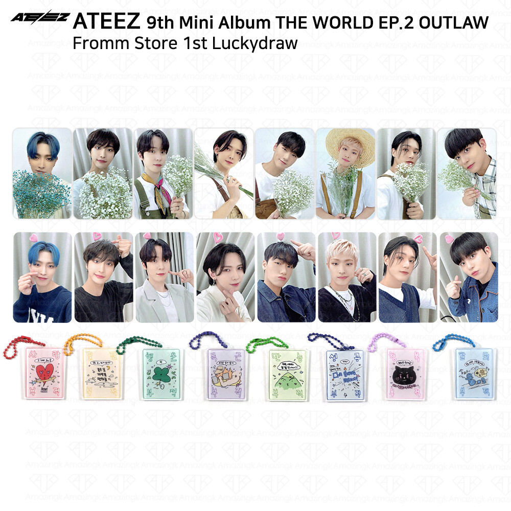 ATEEZ THE WORLD EP.2 OUTLAW Fromm Store Lucky Draw Photocard