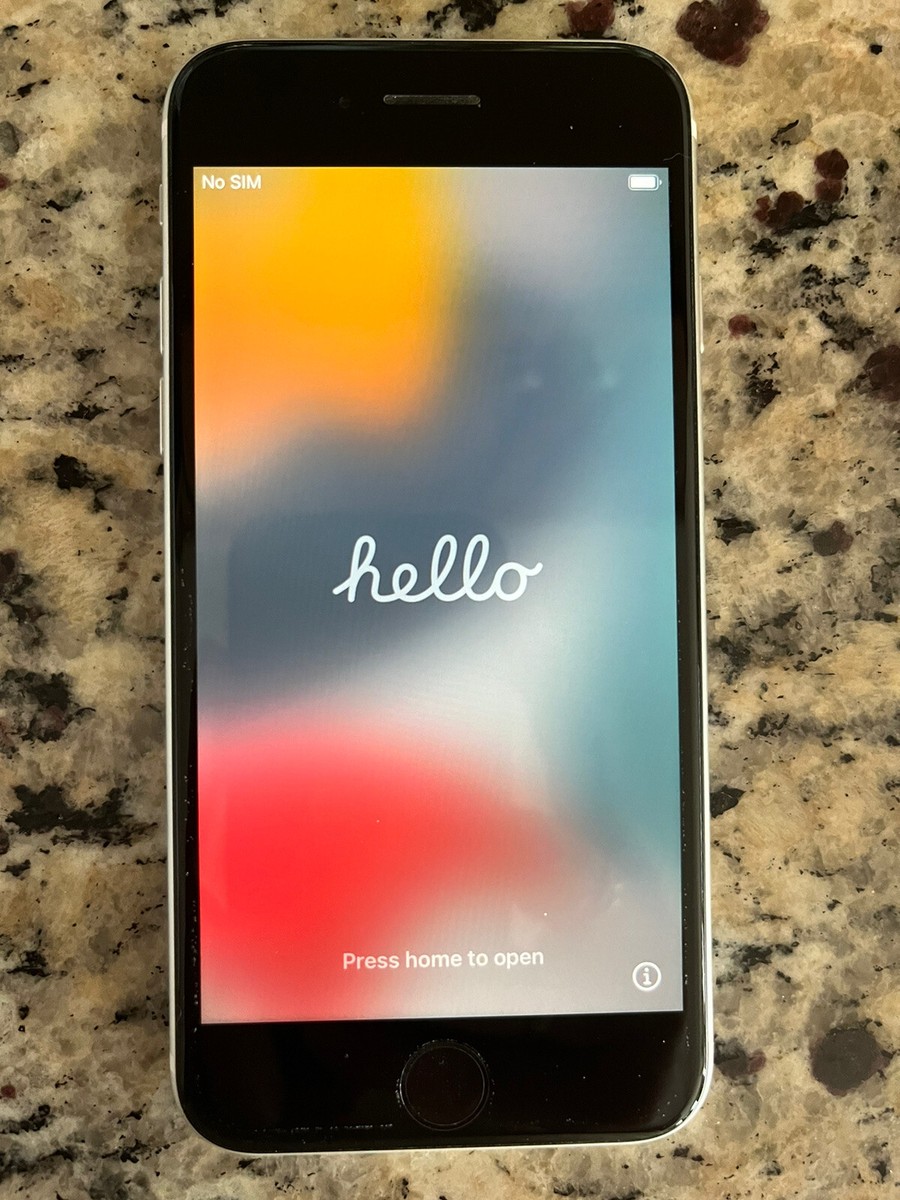 Apple iPhone SE 2nd Gen. - 128GB - White Unlocked) A2275 | eBay