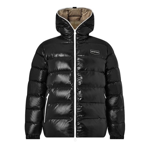 Duvetica Quilted Hooded Down Jacket Black Size 38 US (Chest 44