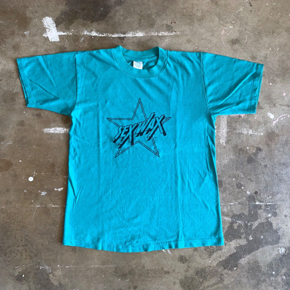 70s VINTAGE MR. ZOGS ORIGINAL SEX WAX SURF WAX T-SHIRT SZ S SURFER