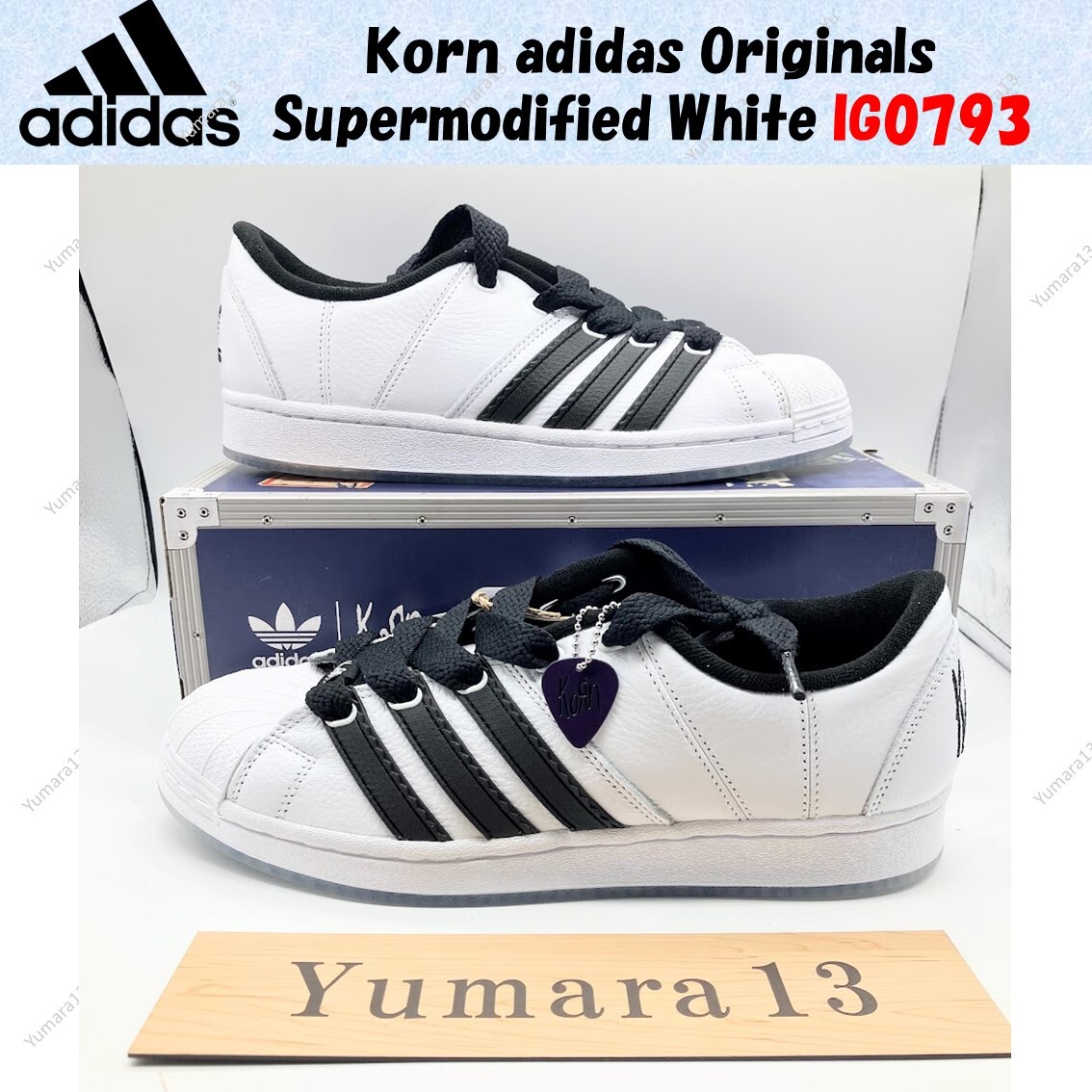 Korn adidas Originals Supermodified White Black White IG0793 Men's