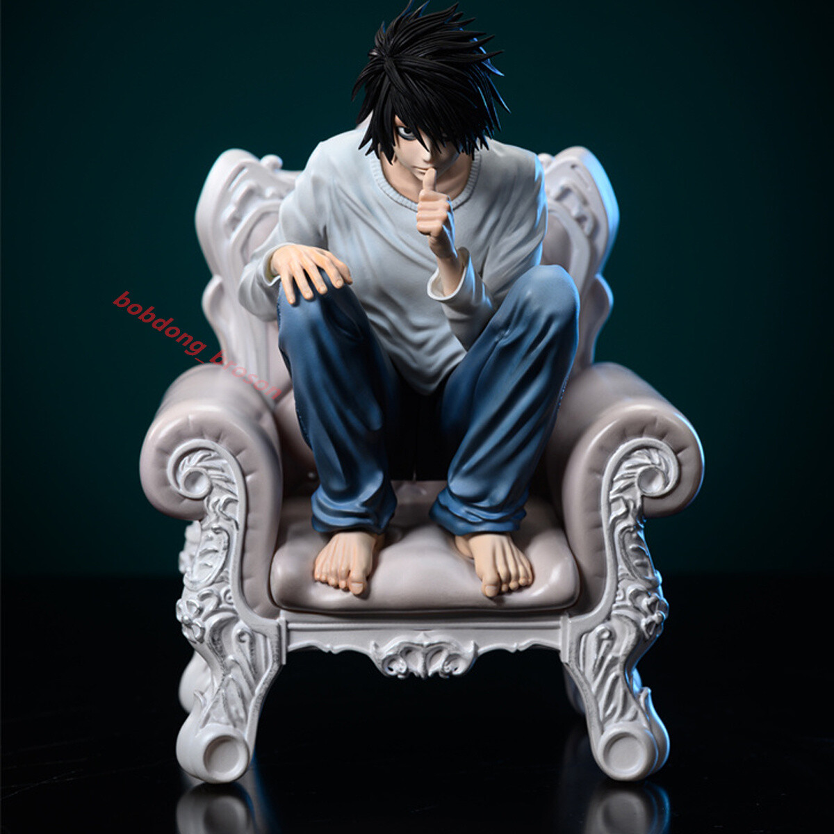 Lao A Studio L·Lawliet Death Note Resin PU Figure Statue H16CM | eBay