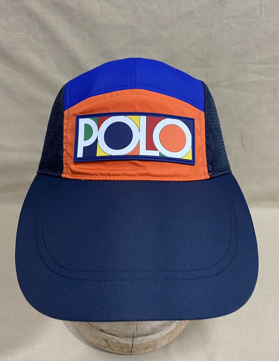 Polo Ralph Lauren Men's Color Block 5 Panel Nylon Long-Bill Hat