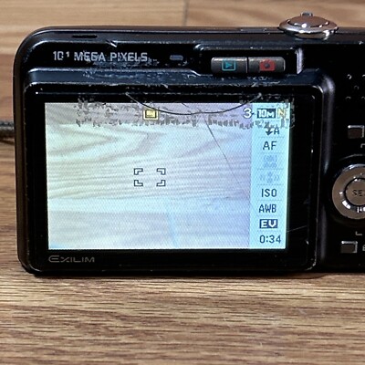 Casio Exilim EX-Z1050 10.1MP Digital Camera - Black *TESTED | eBay