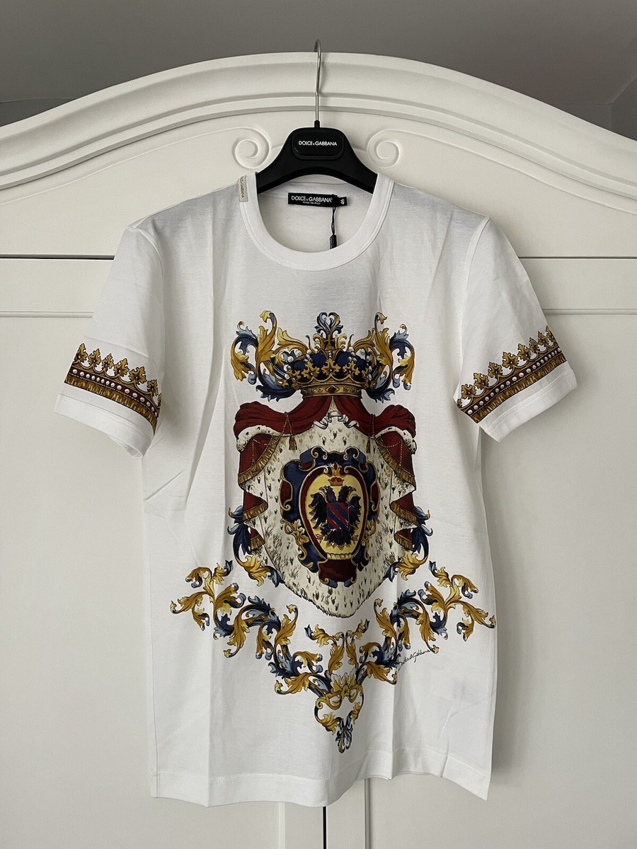 Dolce&Gabbana The Heraldic Sicilia Collection Coat Of Arms T-Shirt
