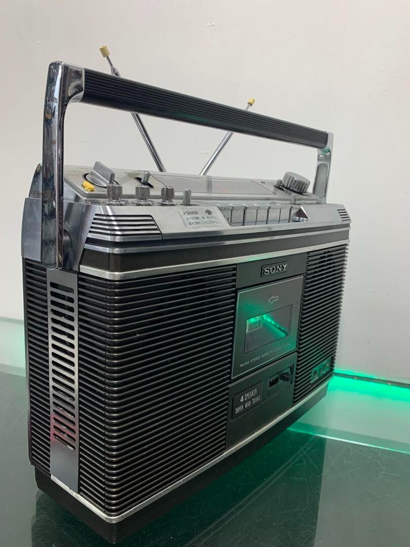 Sony CF-3800 Radio Cassette Player FM AM Working Instruction Rare