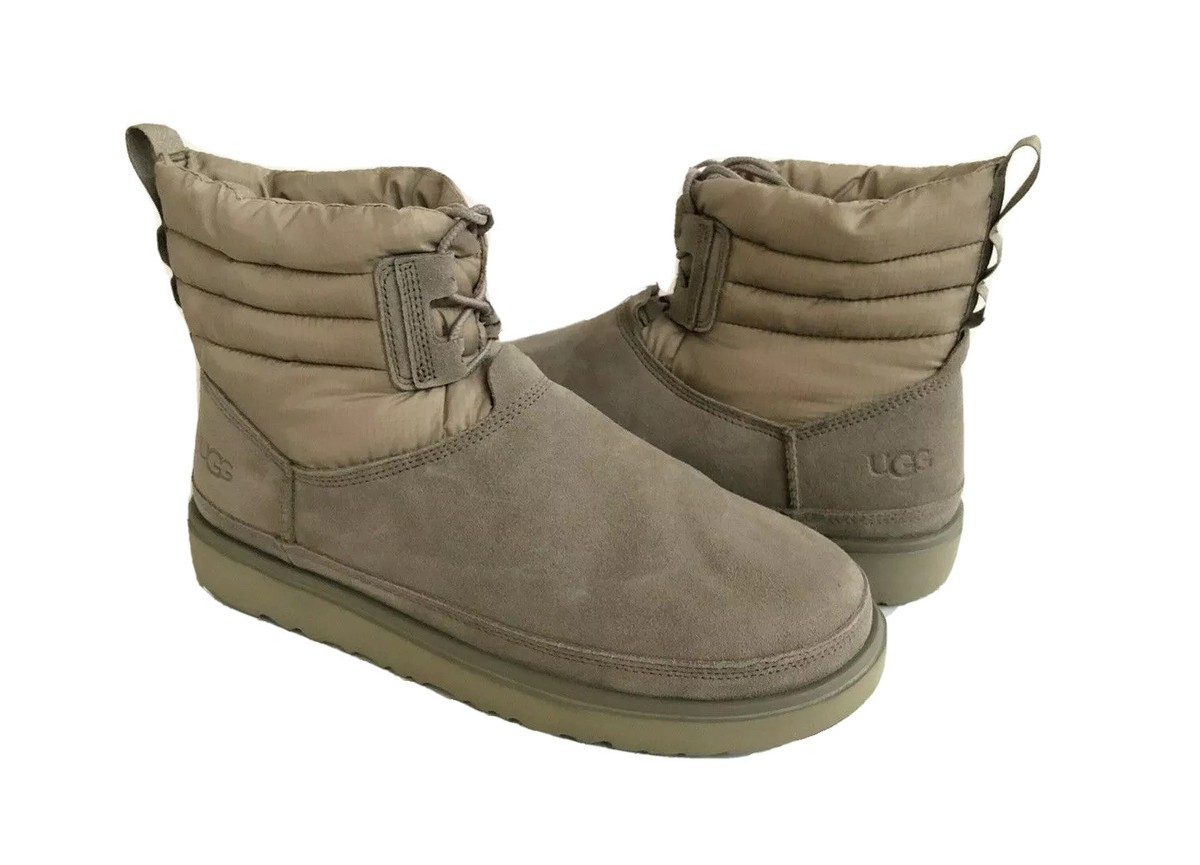 UGG ALL GENDER CLASSIC MINI LACE-UP WEATHER DUNE Boot MEN US 7