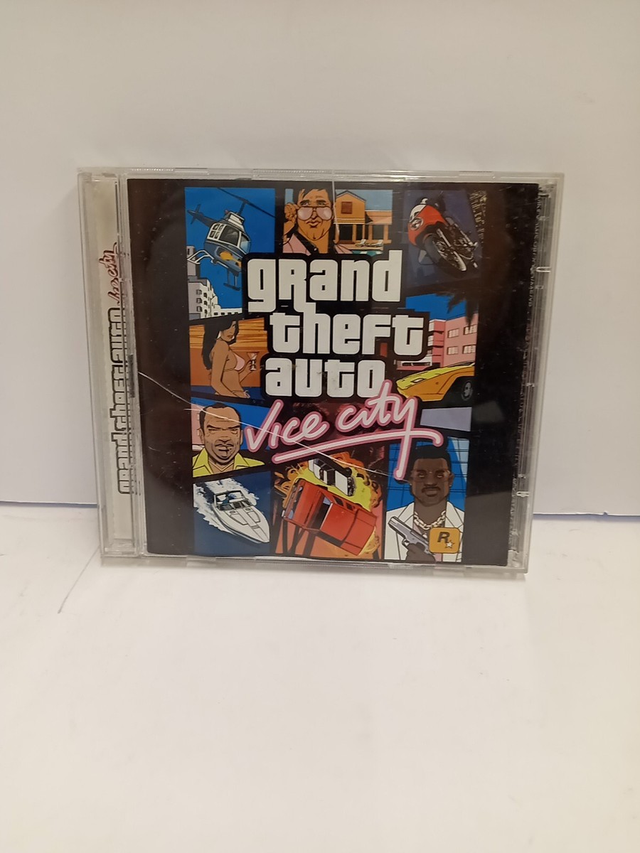 Grand Theft Auto: Vice City PC, 2-Disc, 2003 Jewel Case Windows 98
