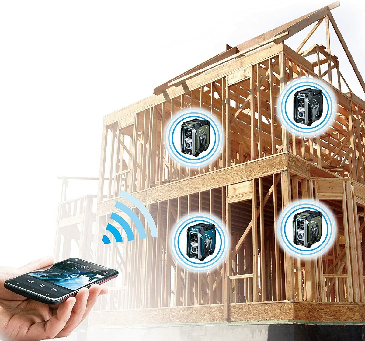 New Makita MR005GZO Job Site Radio 40Vmax 18V 14.4V 10.8V Olive