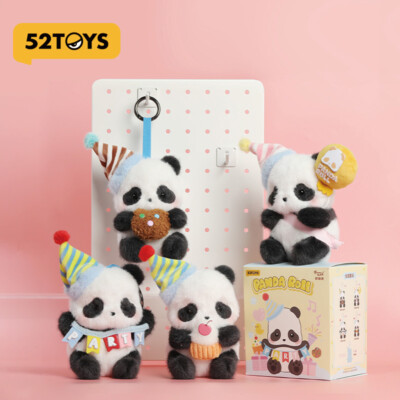 52TOYS Panda Roll Party Series Plush Pendant blind box Figure Toys