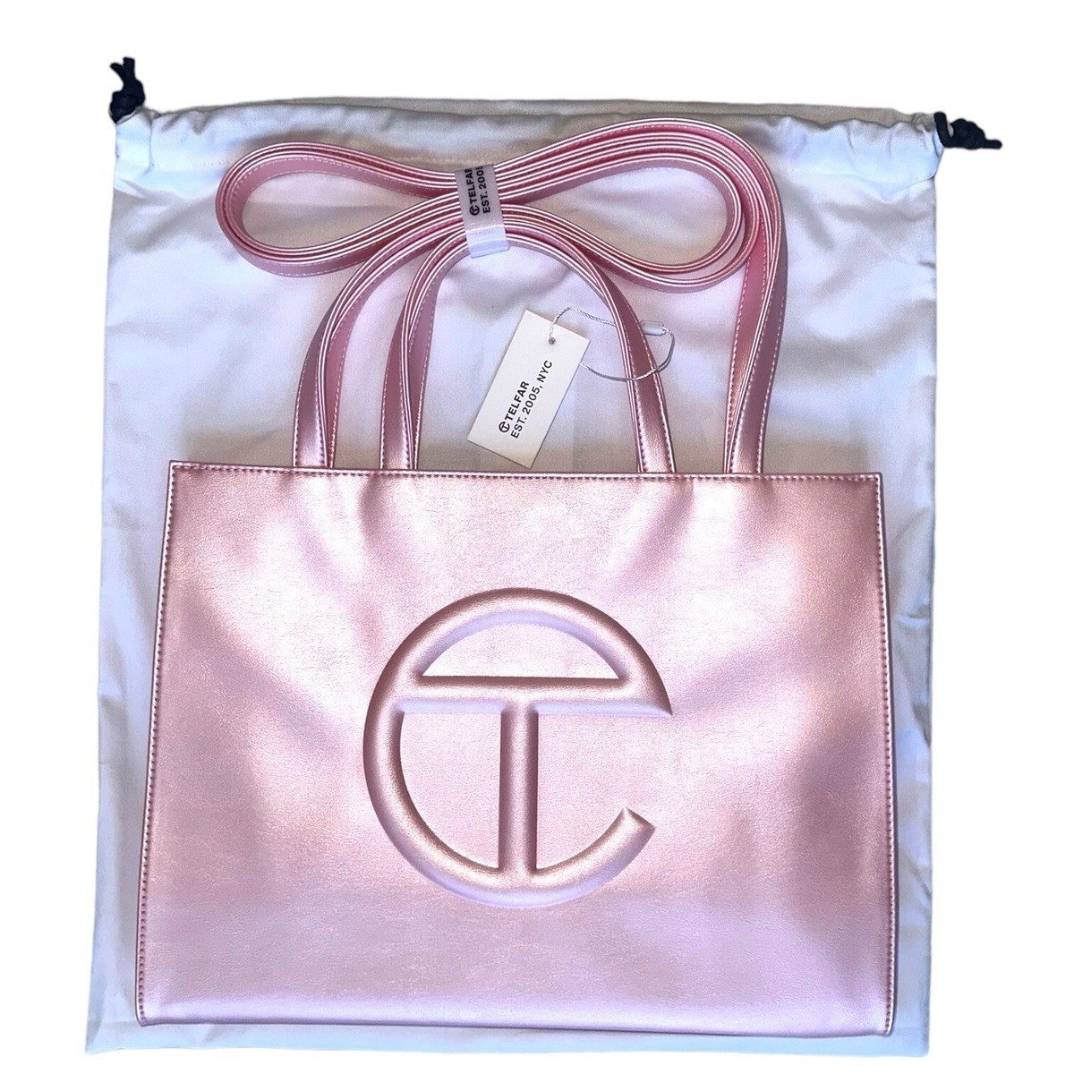 Telfar Medium Shopping Bag Ballerina Pink NWT | eBay