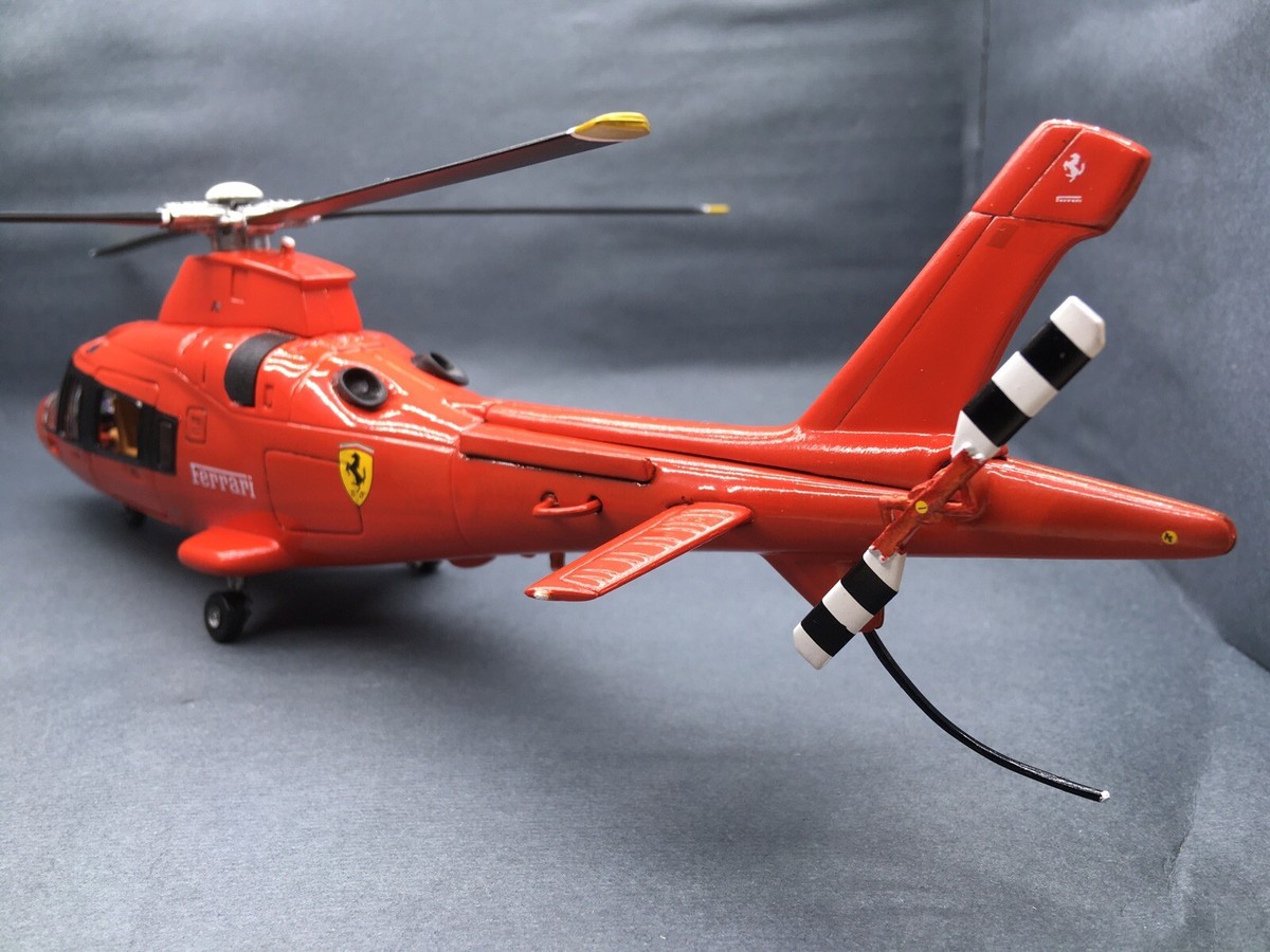 🇺🇦 1:43 Agusta Ferrari Team F50 Helicopter HandMade Red 1/43 | eBay