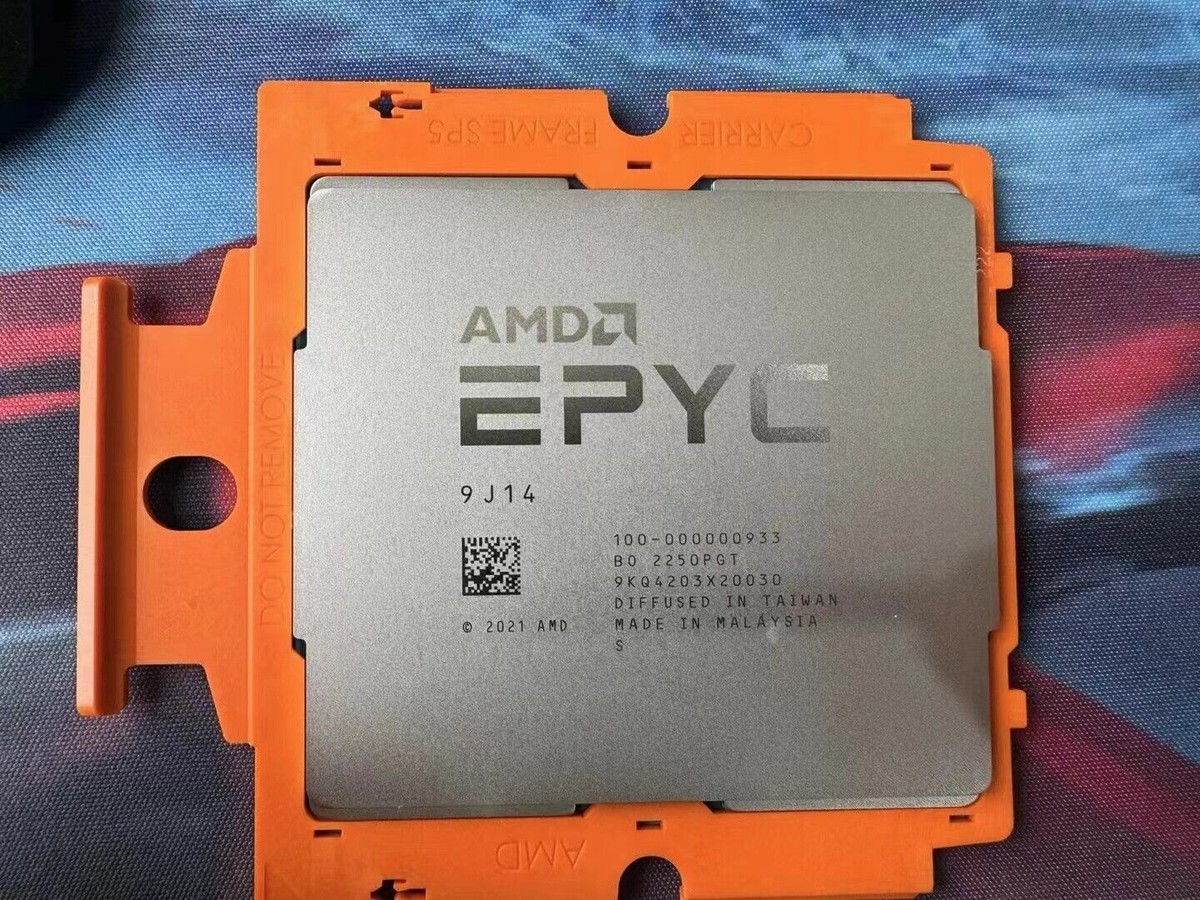 AMD EPYC 9J14 GENOA ZEN4 CPU Processor 96 Core 192 Wire CPU Server