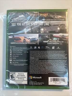 Forza Motorsport Standard Edition Xbox Series X Brand New Sealed