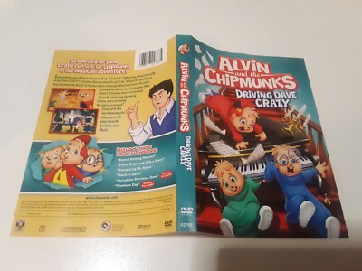 Alvin And The Chipmunks Driving Dave Crazy DVD ARTWORK ONLY NO