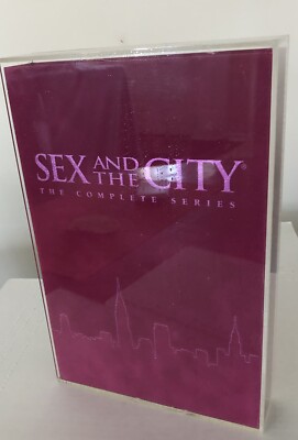 Sex and the City Complete DVD Box Set Pink Velvet Book Acrylic