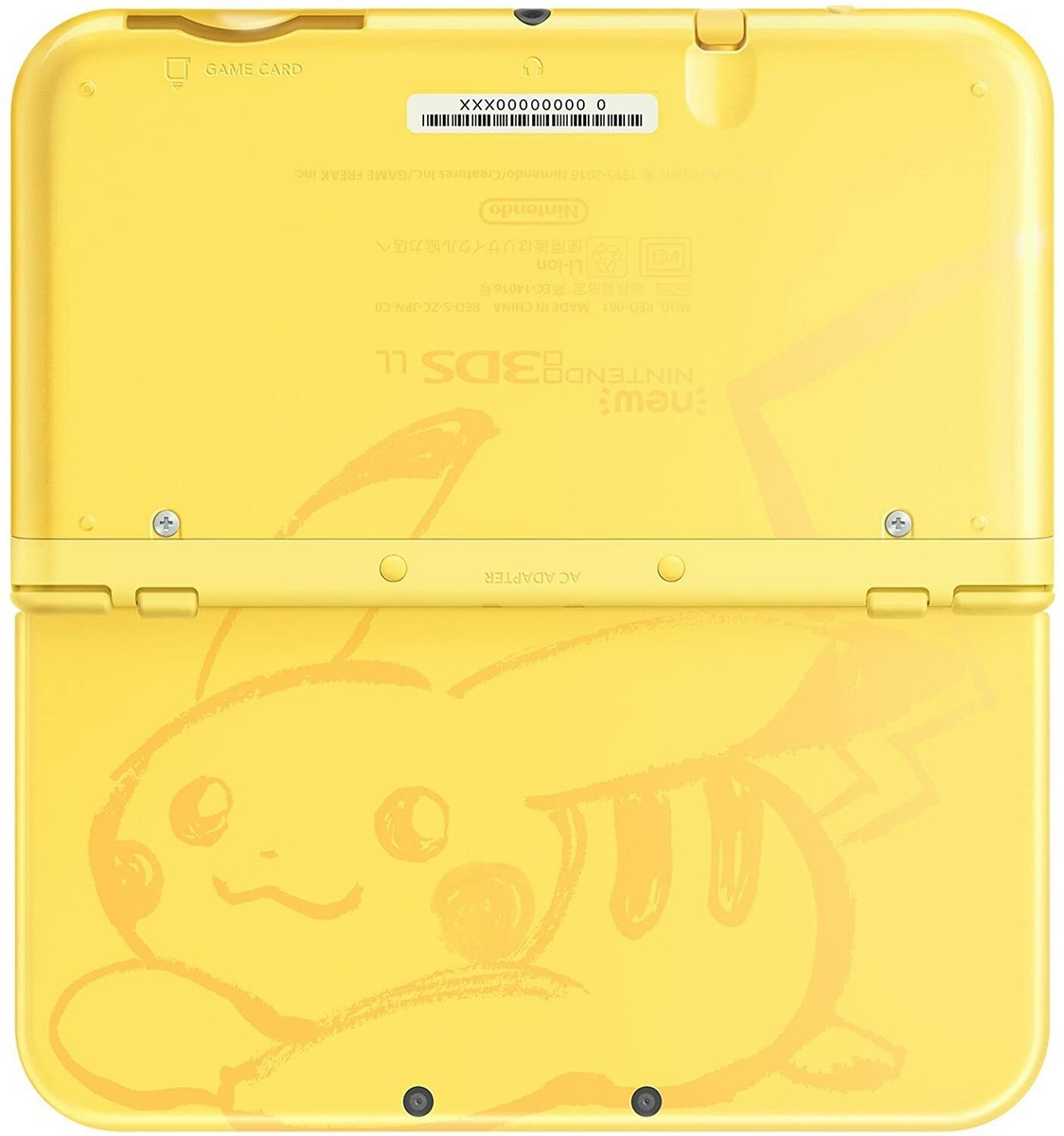 USED Japanese New Nintendo 3DS XL LL Pokemon Pikachu only console