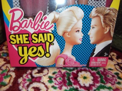 Mattel's Barbie & Ken Doll Set - Together Again - She Said Yes