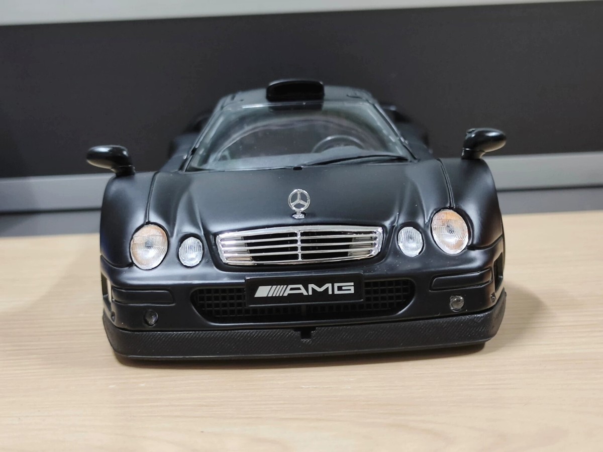 Mercedes-Benz CLK GTR alloy model sports car 1: 18 black | eBay