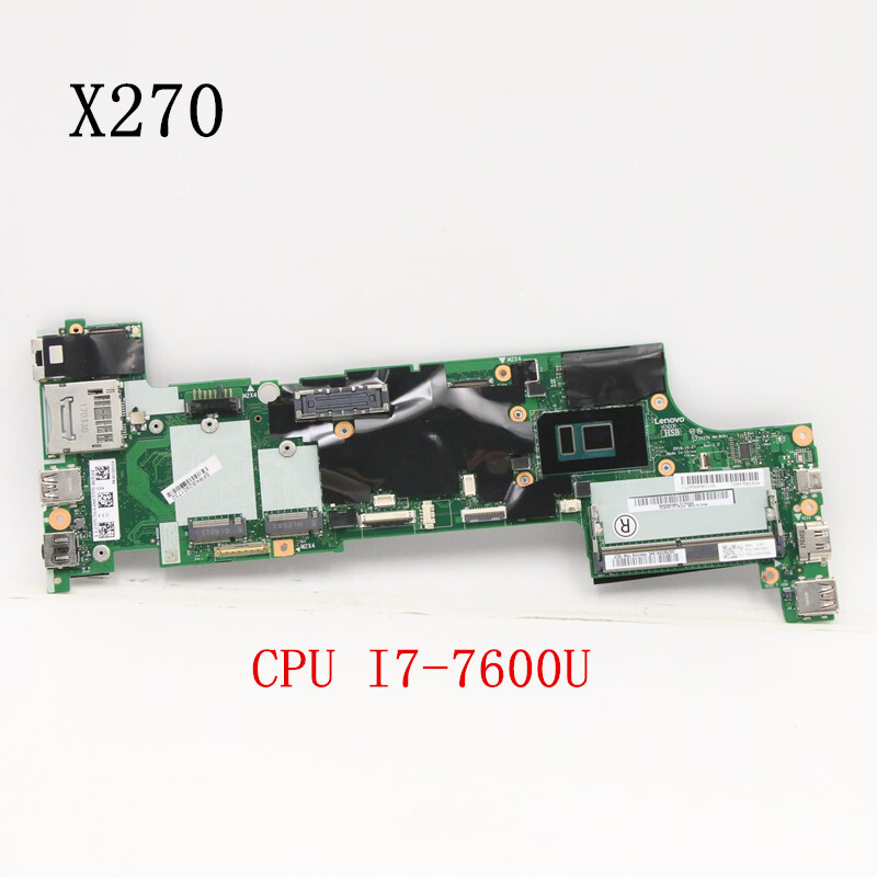 For Lenovo ThinkPad X270 Laptop Motherboard CPU I7-7600U FRU