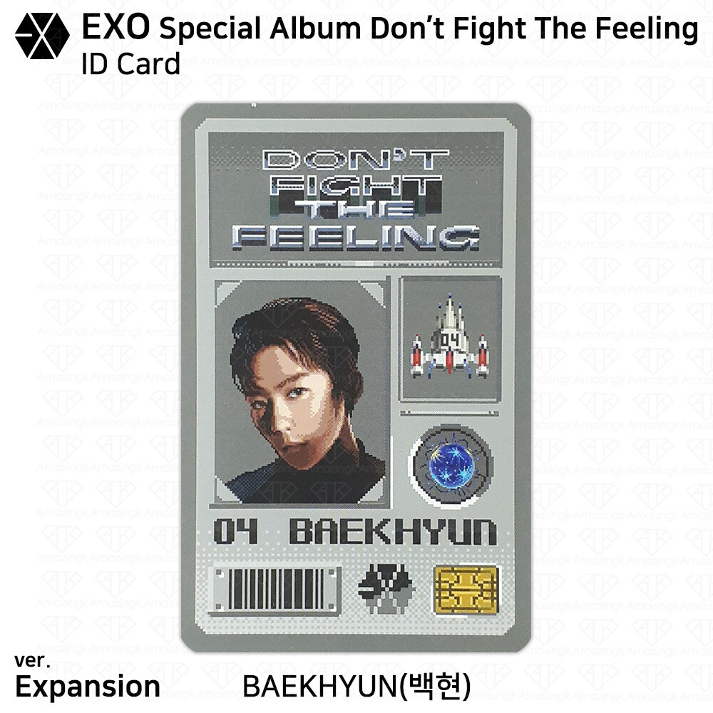 EXO Special Album Don't Fight the Feeling Official Photocard
